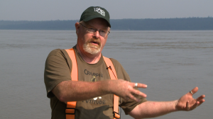 Paul Jones is the lead scientist in SWEEP fish sampling research.