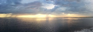 Fingers of God on the Peace Athabasca Delta.