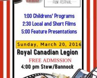 Storytellers Film Festival – The Pas, Manitoba, March 20, 2016